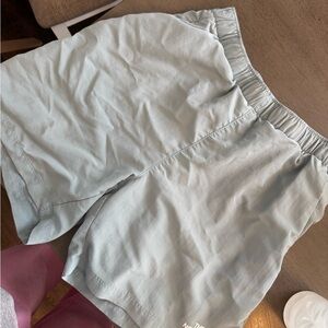 Light Blue Men’s Elastic-Waist Bathingsuir
